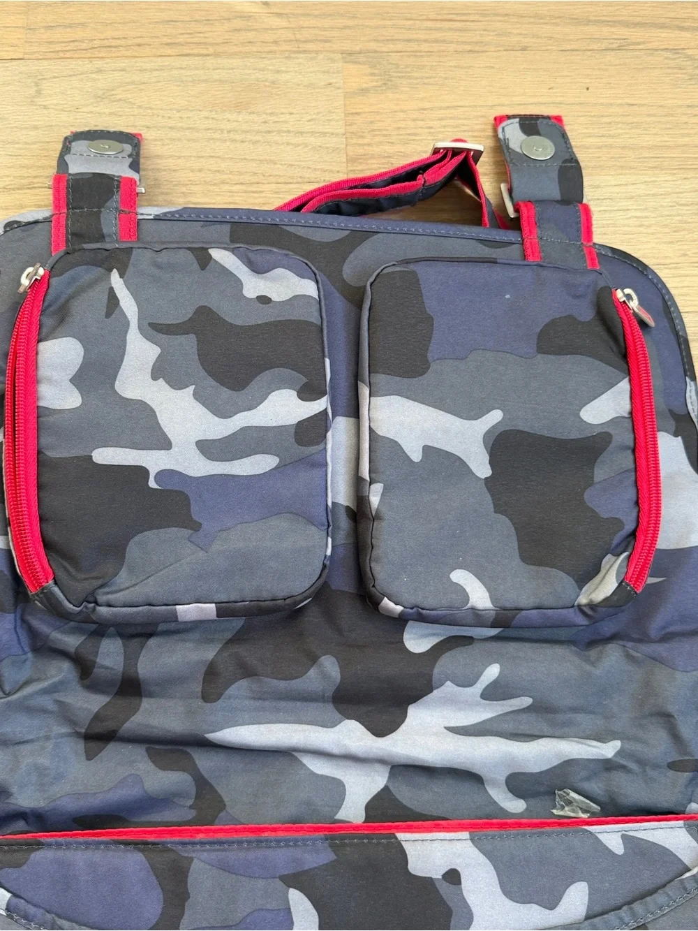 Lug Jockey Messenger Laptop Travel Bag In Camo Navy